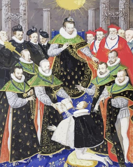 The Court Of Henry III Diamond Painting