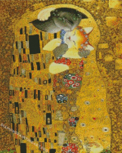 The Kissing Cat Art Diamond Paintings