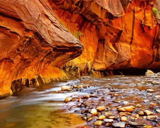 The Narrows Zion National Park Diamond Paintings