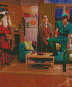 The Big Bang Theory Sitcom Diamond Painting