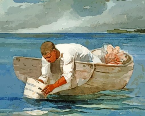 The Water Fan Winslow Homer Diamond Painting