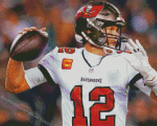 Tom Brady Tampa Bay Buccaneers Diamond Paintings