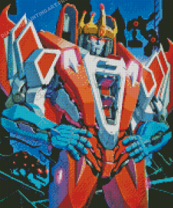 Transformers Starscream Robot Diamond Painting