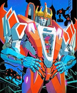 Transformers Starscream Robot Diamond Painting