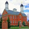 Vernal Utah Temple Building Diamond Paintings