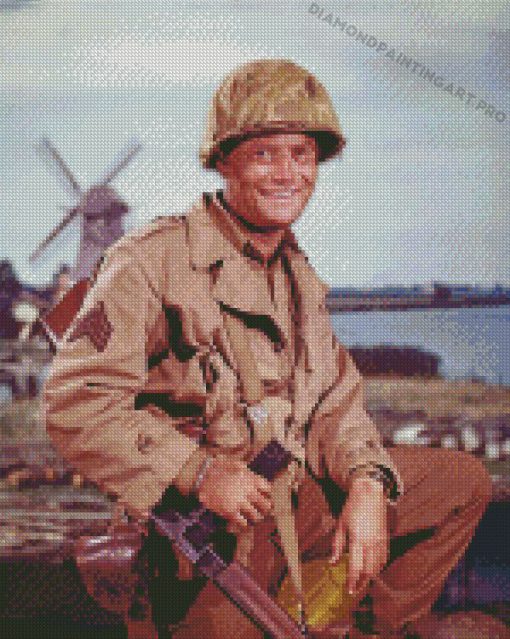 Vic Morrow Military Diamond Paintings