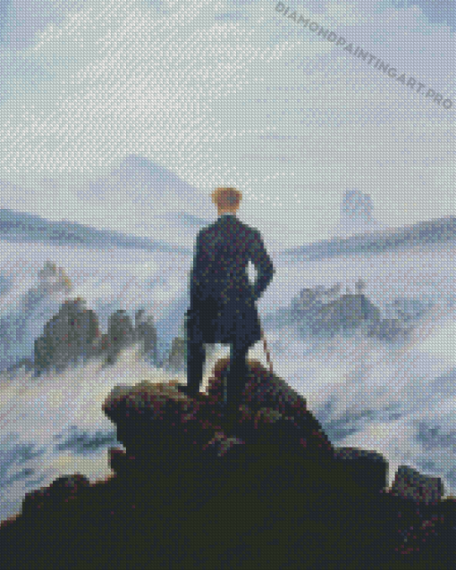 Wanderer Above The Sea Of Fog By J M W Turner Diamond Painting