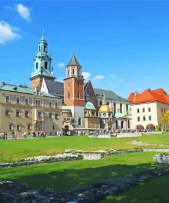 Wawel Royal Castle In Poland Diamond Paintings