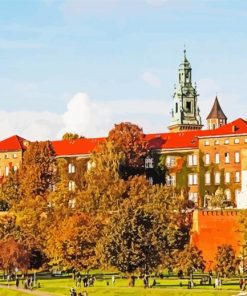 Wawel Royal Castle Krakow Diamond Painting