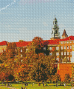 Wawel Royal Castle Krakow Diamond Painting