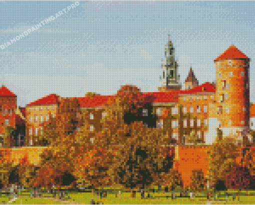 Wawel Royal Castle Krakow Diamond Painting