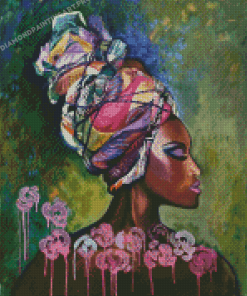 Woman Turban Diamond Painting