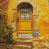 Yellow Door House Diamond Painting