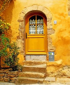 Yellow Door House Diamond Painting