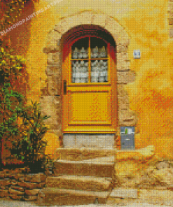 Yellow Door House Diamond Painting