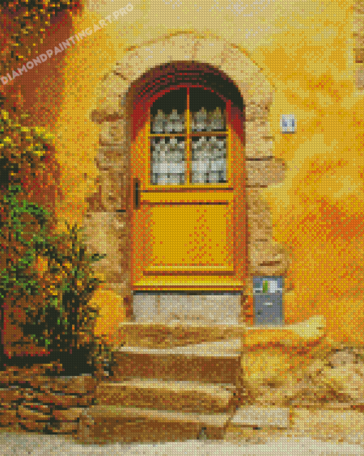 Yellow Door House Diamond Painting