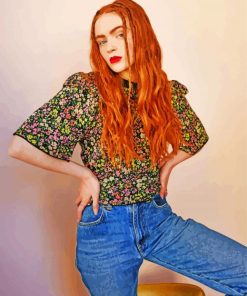 Young Actress Sadie Sink Diamond Painting