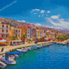 Zadar City Harbor Diamond Painting