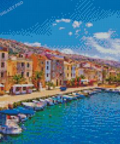 Zadar City Harbor Diamond Painting