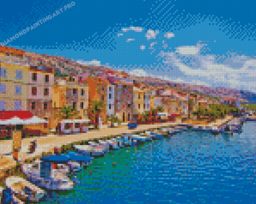 Zadar City Harbor Diamond Painting