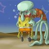 Zombie Squidward Diamond Painting