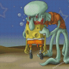 Zombie Squidward Diamond Painting