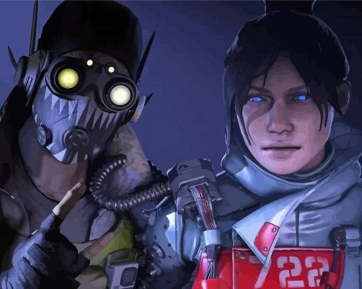 Aesthetic Apex Legends Wraith Diamond Paintings