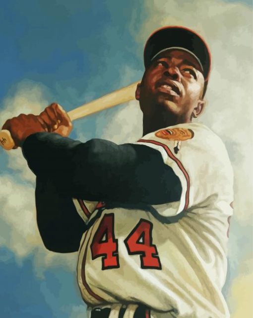 Aesthetic Hank Aaron Diamond Painting