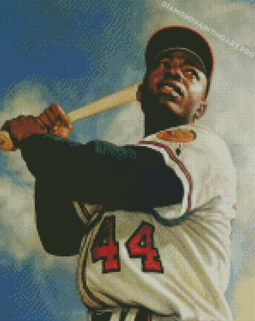 Aesthetic Hank Aaron Diamond Painting