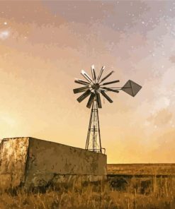 Aesthetic Windpump Diamond Painting