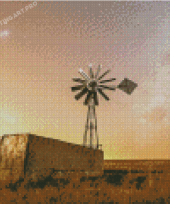 Aesthetic Windpump Diamond Painting