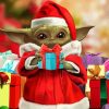 Aesthetic Yoda Christmas Diamond Paintings