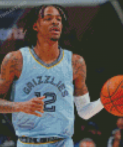 Aesthetic Ja Morant Player Diamond Painting