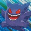 Aesthetic Mega Gengar Diamond Painting