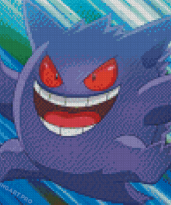 Aesthetic Mega Gengar Diamond Painting