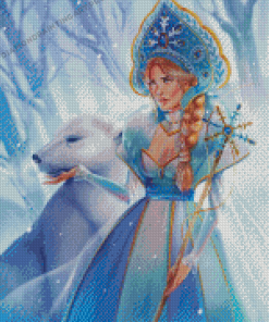 Aesthetic Snow Queen Diamond Painting