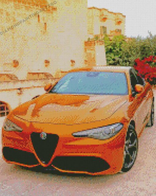 Alfa Romeo Giulia Diamond Painting