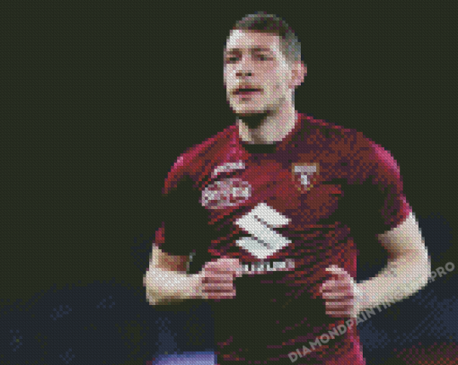 Andrea Belotti Torino Fc Player Diamond Paintings