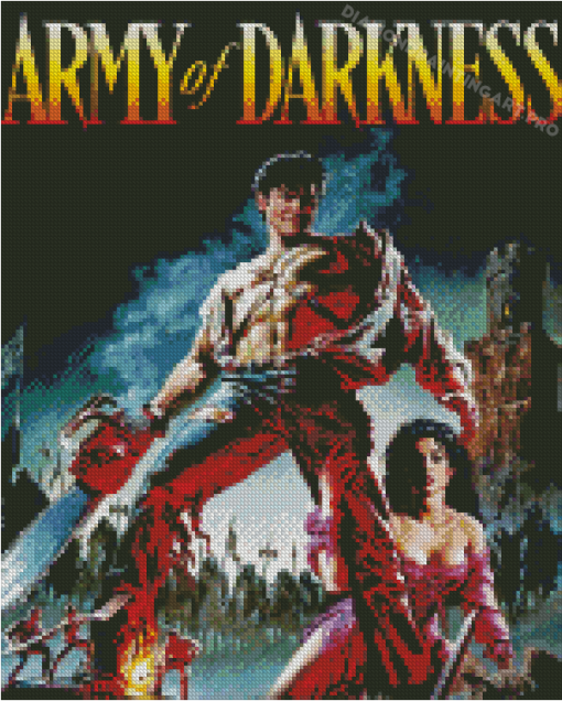 Aesthetic Army Of Darkness Poster Diamond Painting