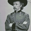 Black And White George Custer Diamond Painting