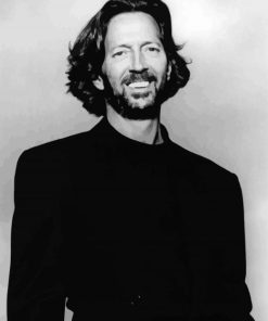 Black And White Eric Clapton Diamond Paintings