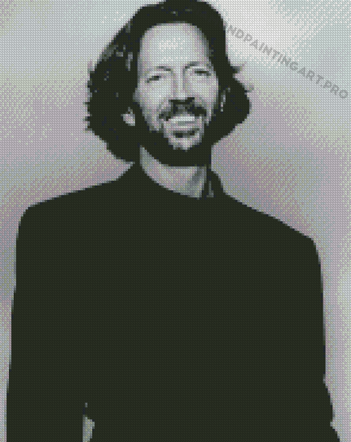 Black And White Eric Clapton Diamond Paintings