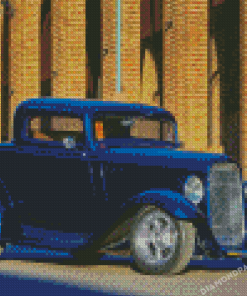 Blue 1932 Ford Coupe Diamond Painting