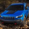 Blue Jeep Cherokee Diamond Paintings