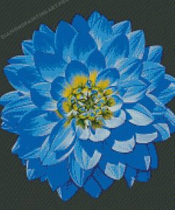 Blue Dahlia Diamond Paintings