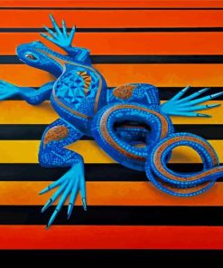 Blue Lizard Diamond Painting