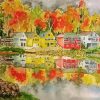 Boston In Autumn Art Diamond Painting