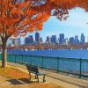 Boston In Autumn Diamond Painting