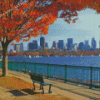 Boston In Autumn Diamond Painting