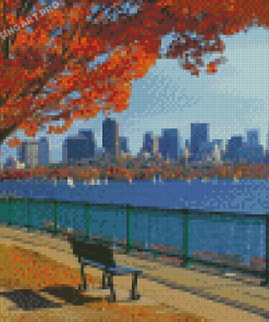 Boston In Autumn Diamond Painting